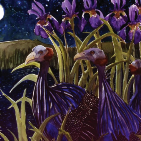 Four Guineas
22x30
FRAMED